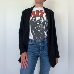 KISS White Graphic T-Shirt Small